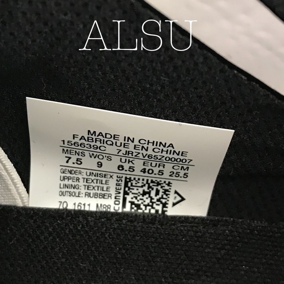 Converse Ctas Modern HI Black Stars White W AUTHEN - Picture 6 of 8